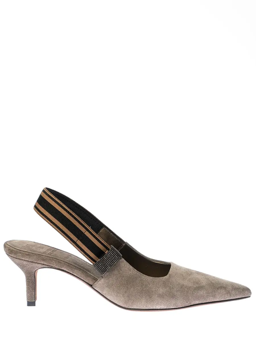 Туфли замшевые