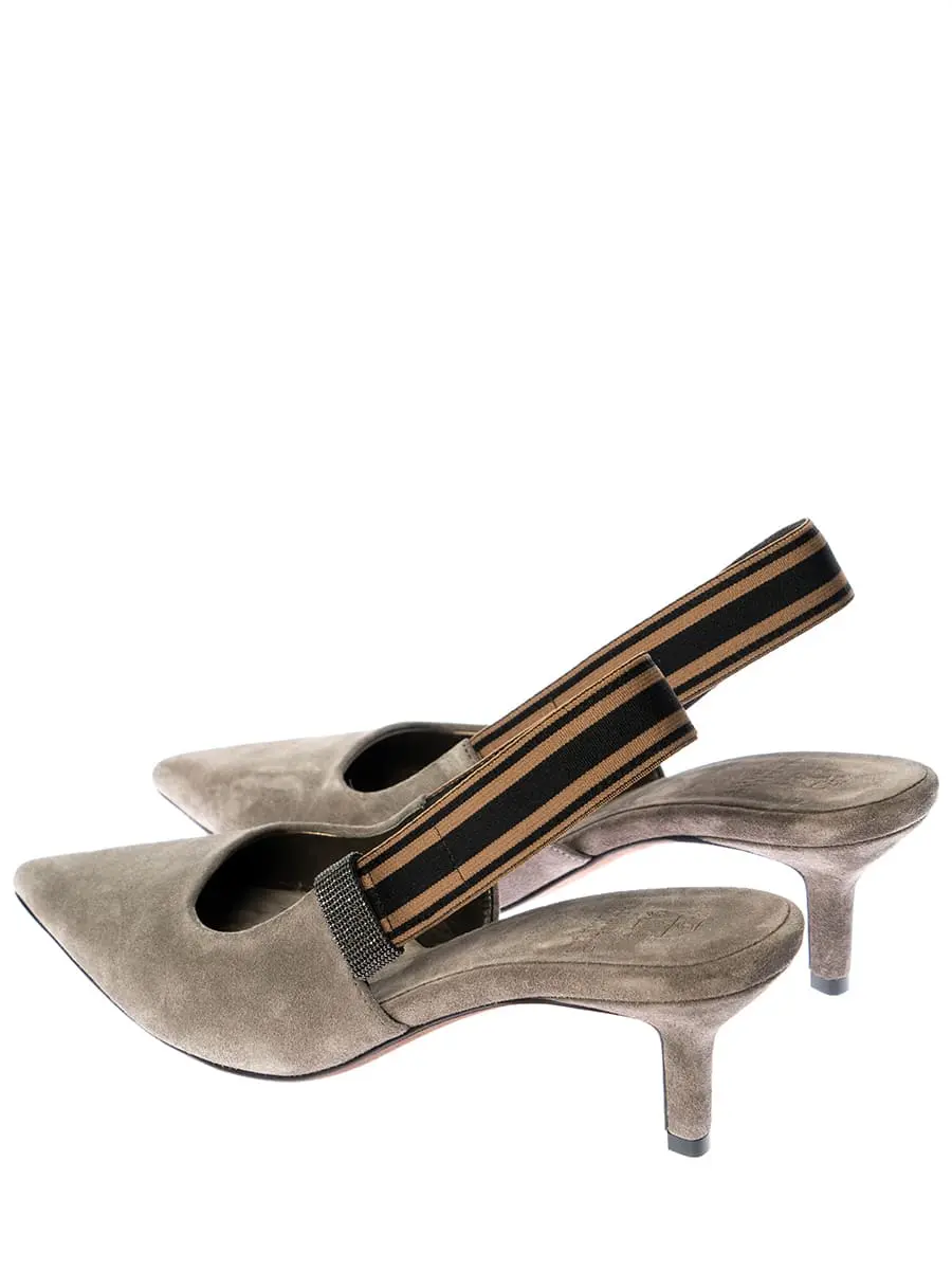 Туфли замшевые