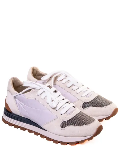 Кроссовки комбинированные BRUNELLO CUCINELLI