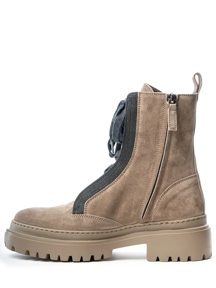 Ботинки замшевые