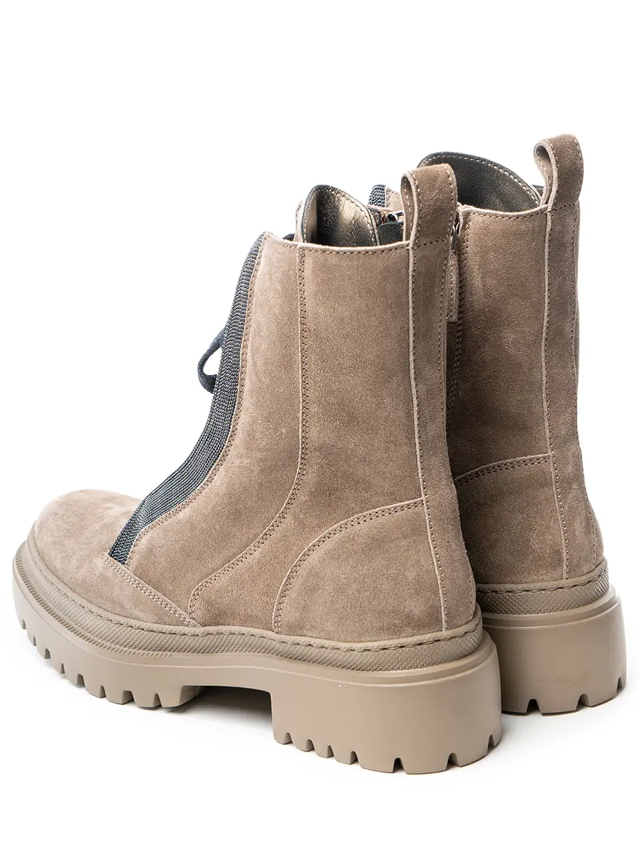 Ботинки замшевые