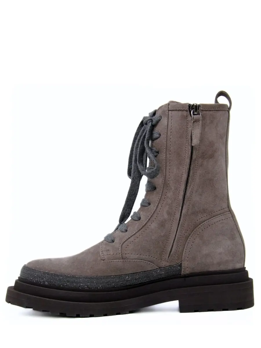 Ботинки замшевые