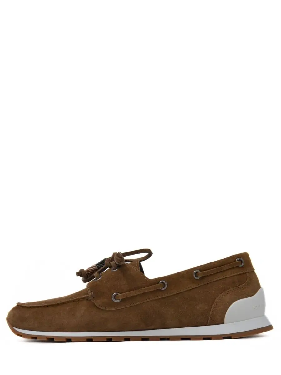 Мокасины замшевые