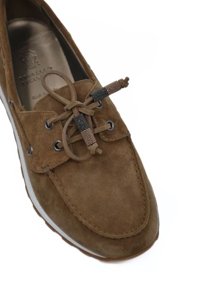 Мокасины замшевые