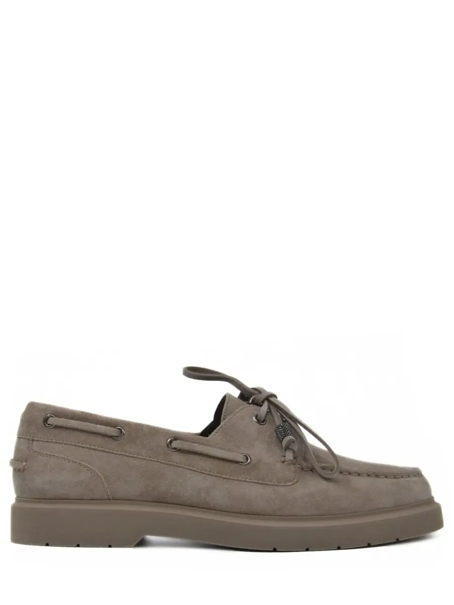 Мокасины замшевые