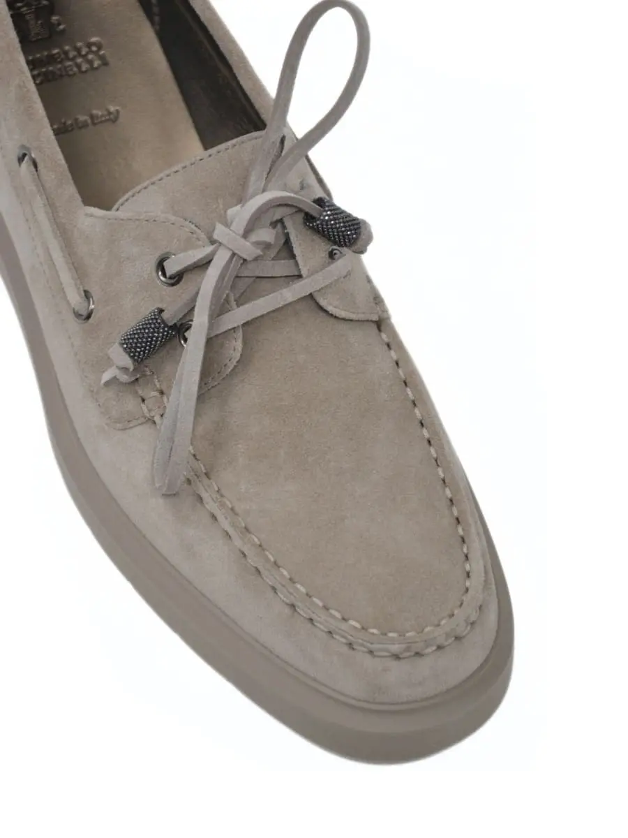 Мокасины замшевые