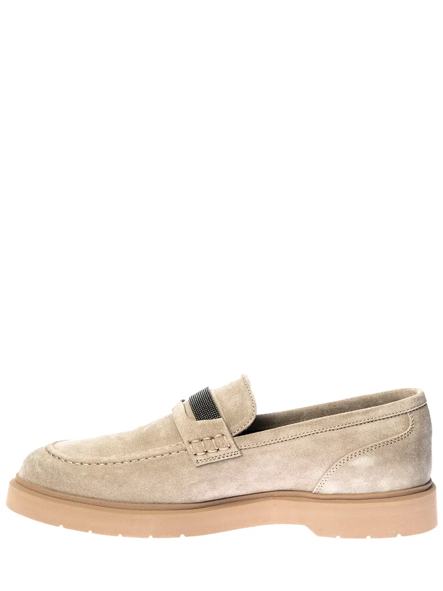 Лоферы замшевые