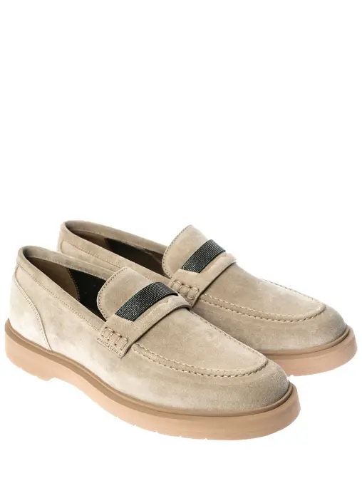 Лоферы замшевые BRUNELLO CUCINELLI