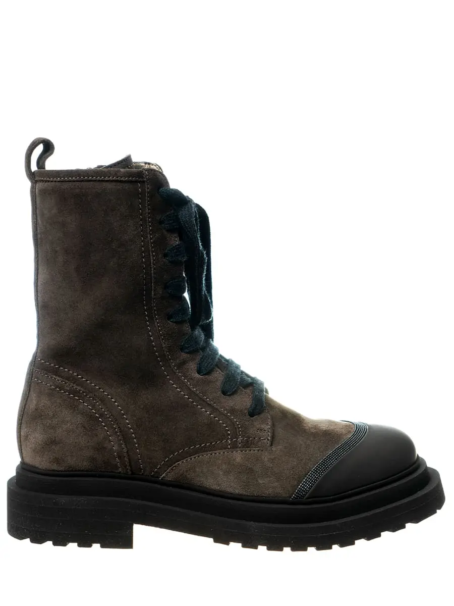 Ботинки замшевые