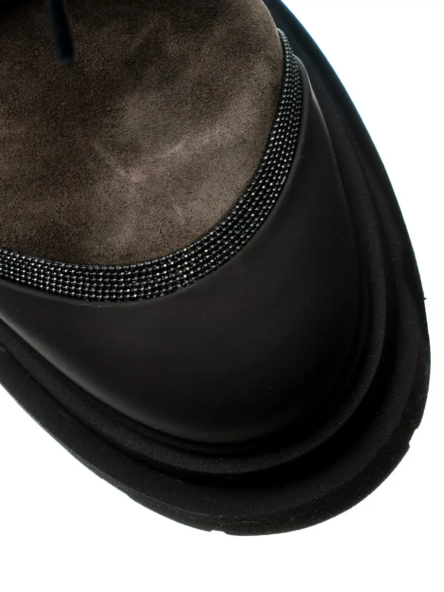 Ботинки замшевые