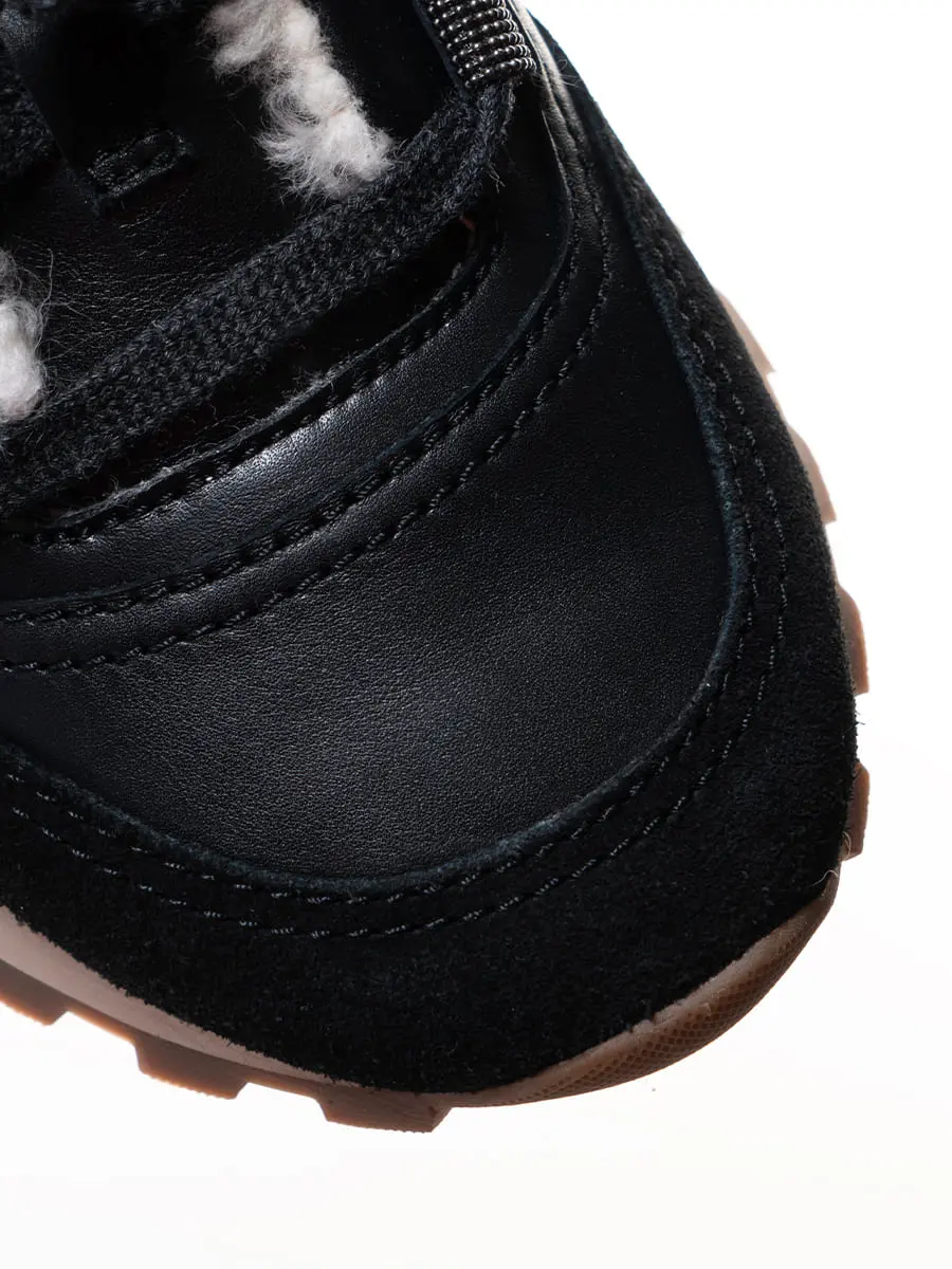 Кроссовки комбинированные на меху