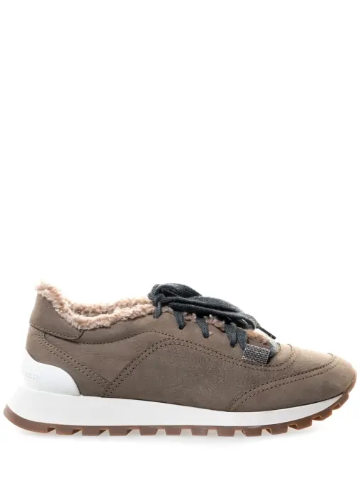 Кроссовки кожаные BRUNELLO CUCINELLI