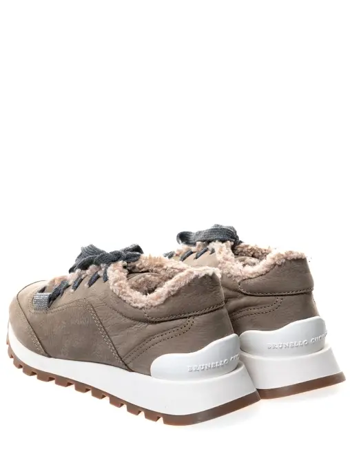 Кроссовки кожаные BRUNELLO CUCINELLI