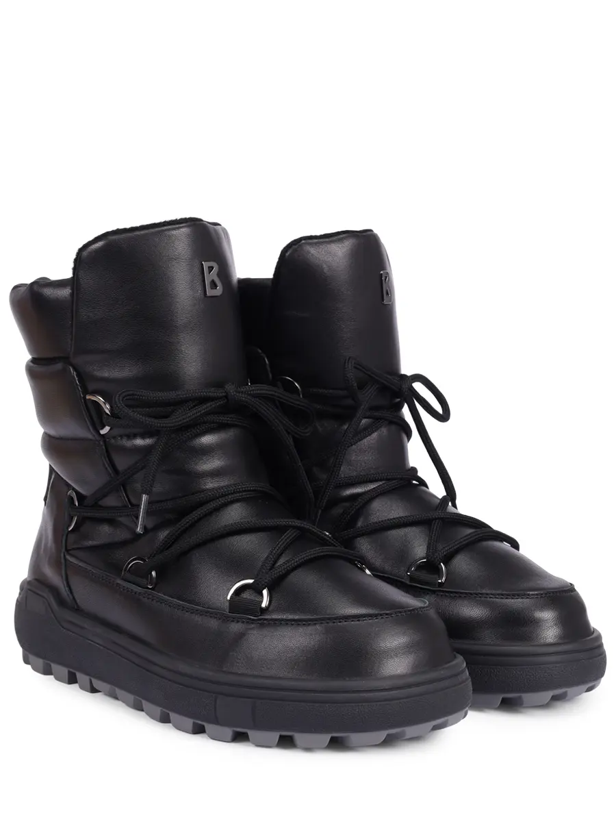 Луноходы кожаные на меху Chamonix