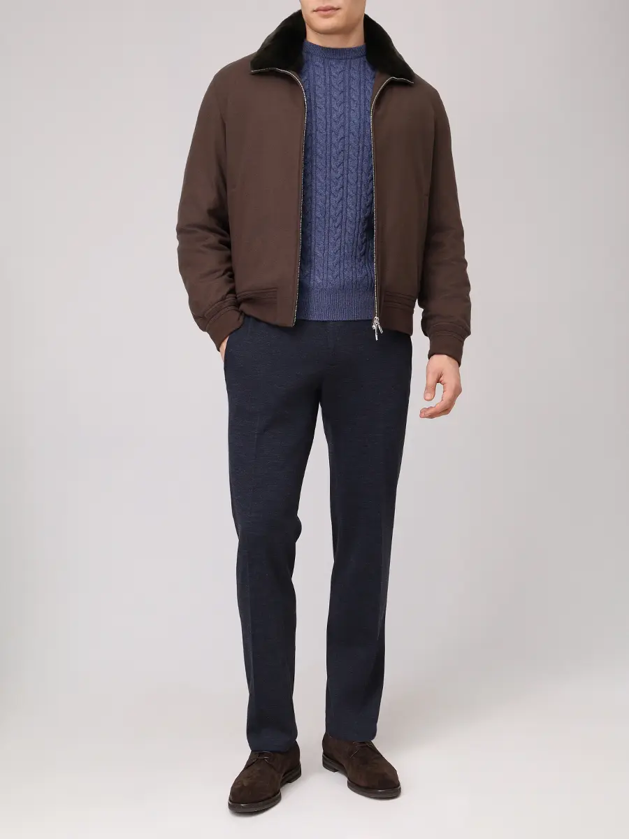 Брюки шерстяные