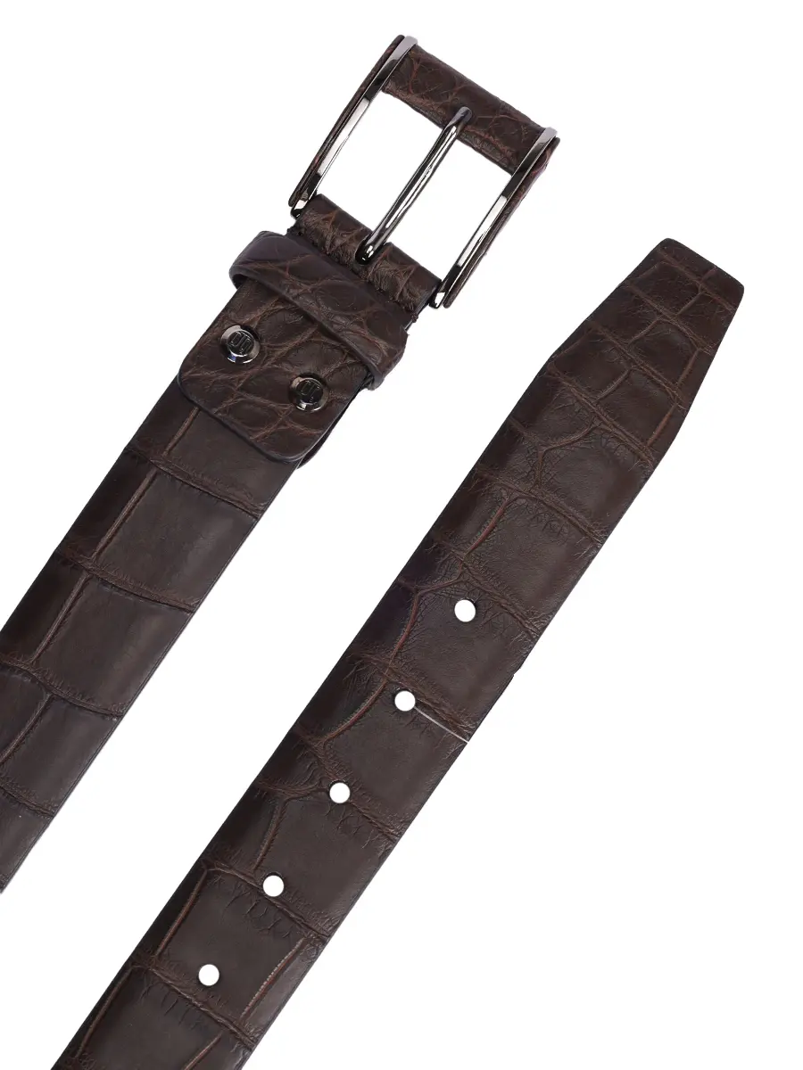 Ремень из кожи крокодила