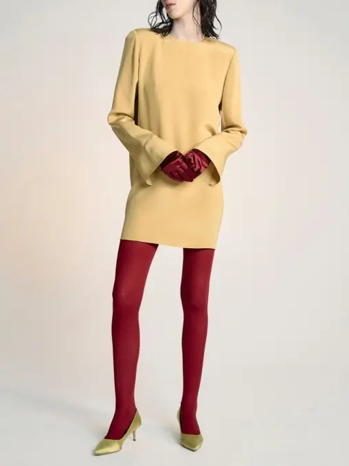 Платье Shoulder Mini из вискозы SOROKA ON COURSE