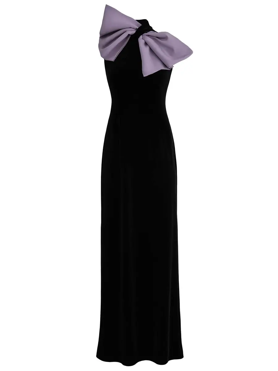 Платье бархатное