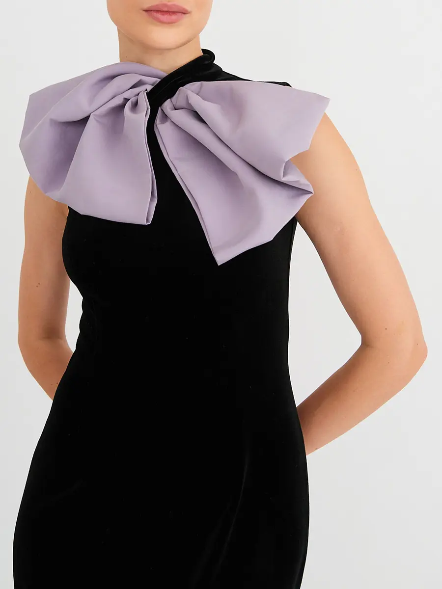 Платье бархатное