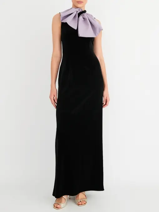 Платье бархатное WITHOUT FAIL