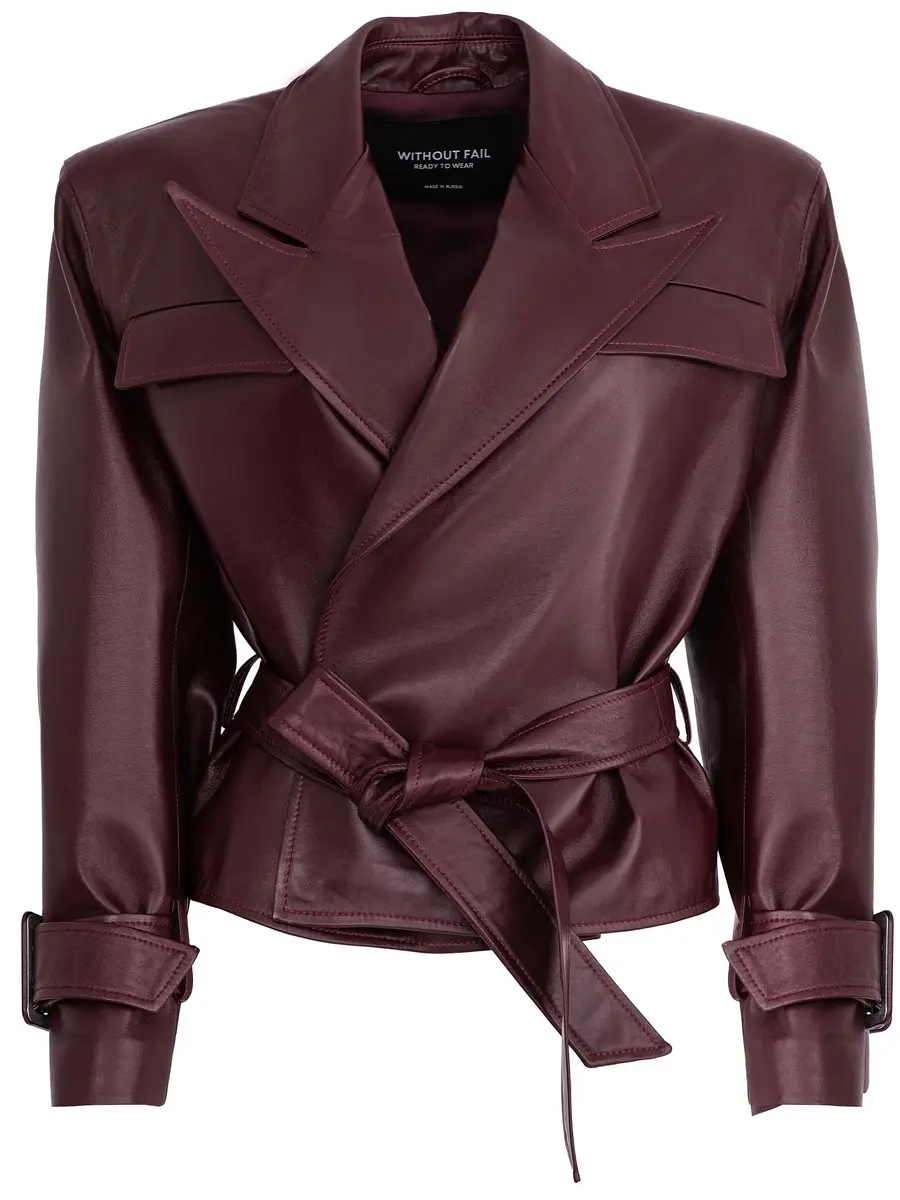 Жакет кожаный