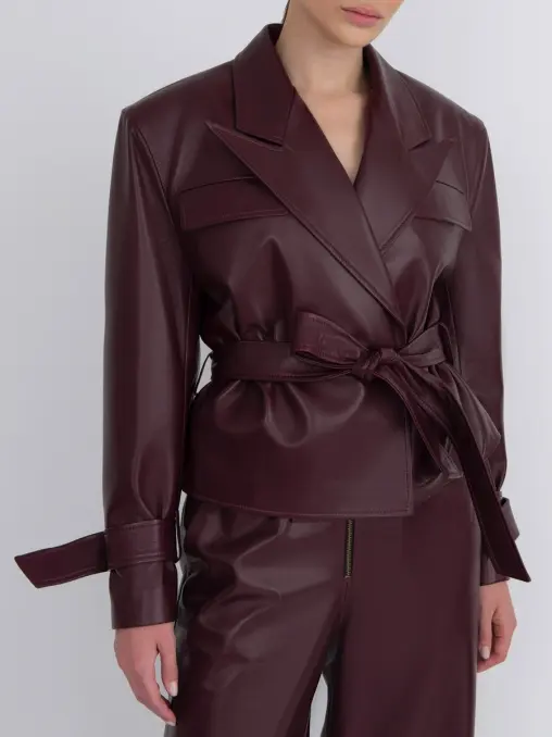 Жакет кожаный WITHOUT FAIL