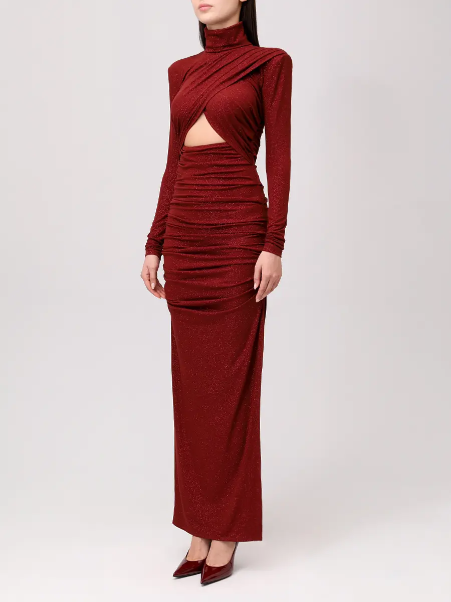 Платье с драпировкой