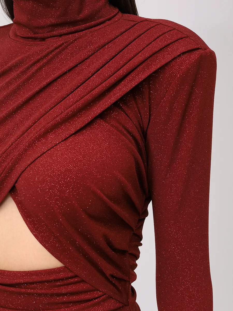 Платье с драпировкой