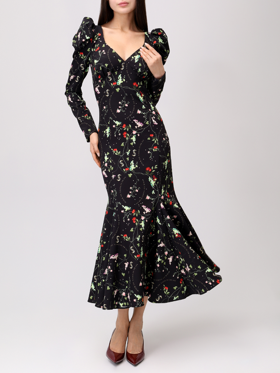 Платье с принтом