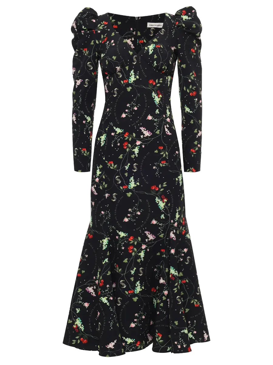 Платье с принтом