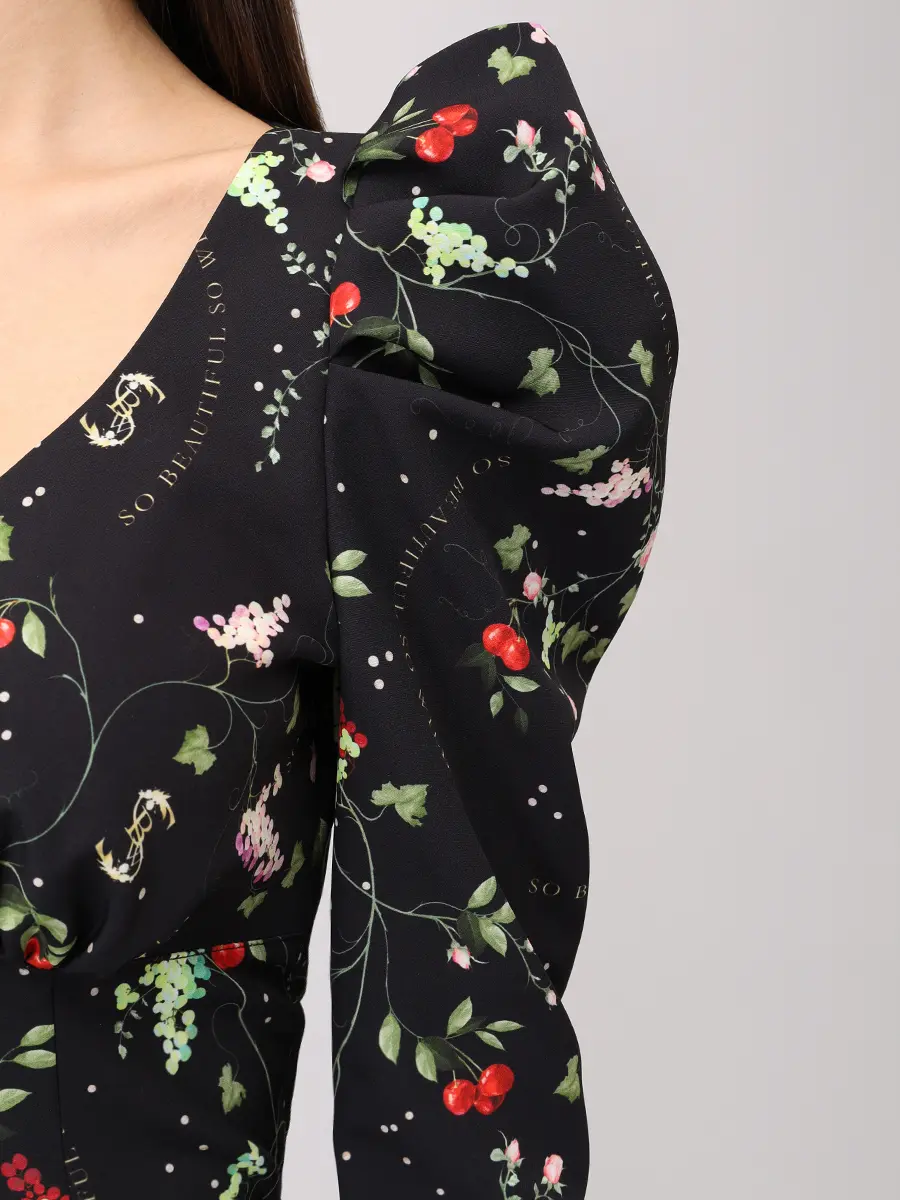 Платье с принтом