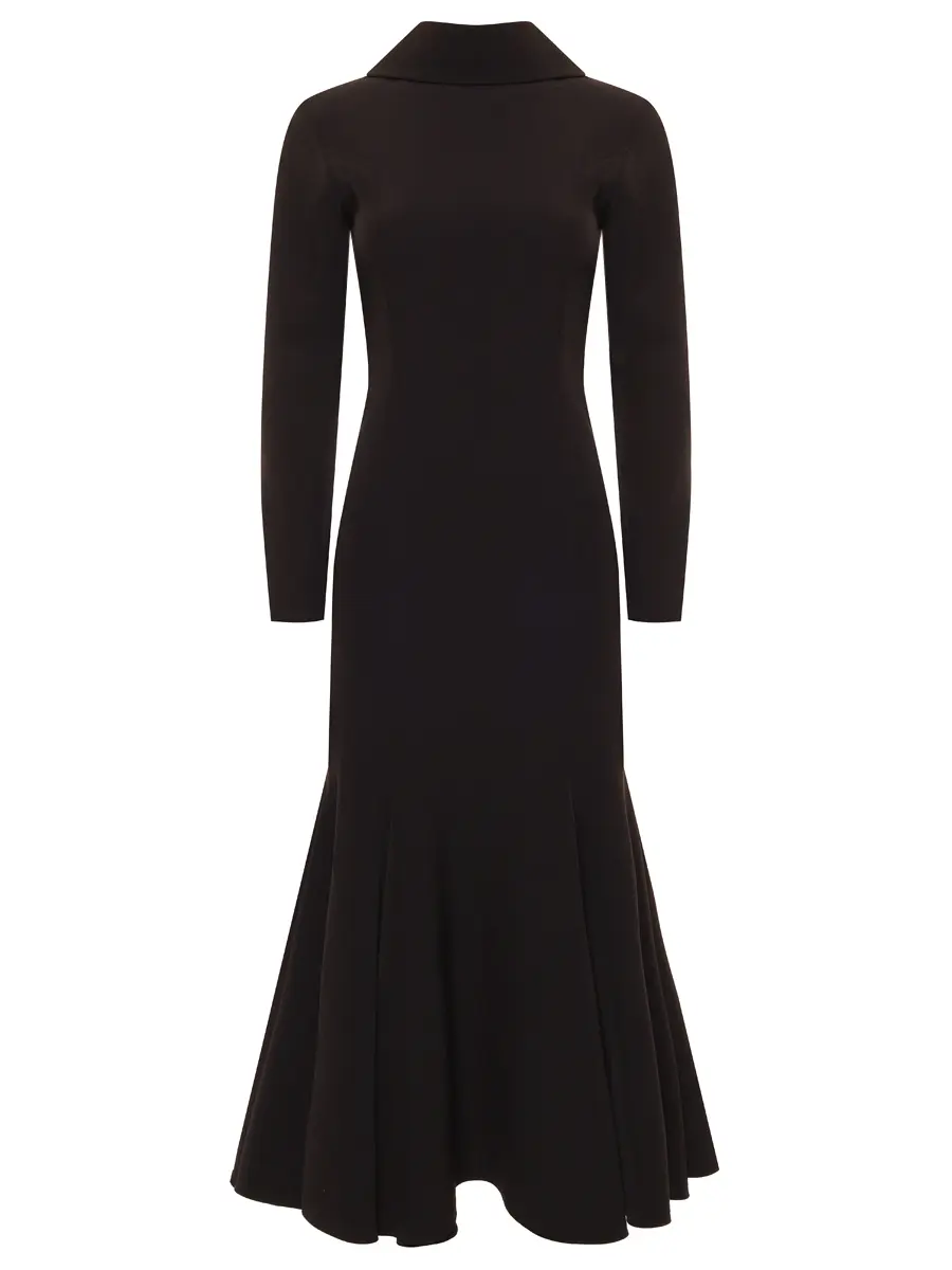 Платье однотонное