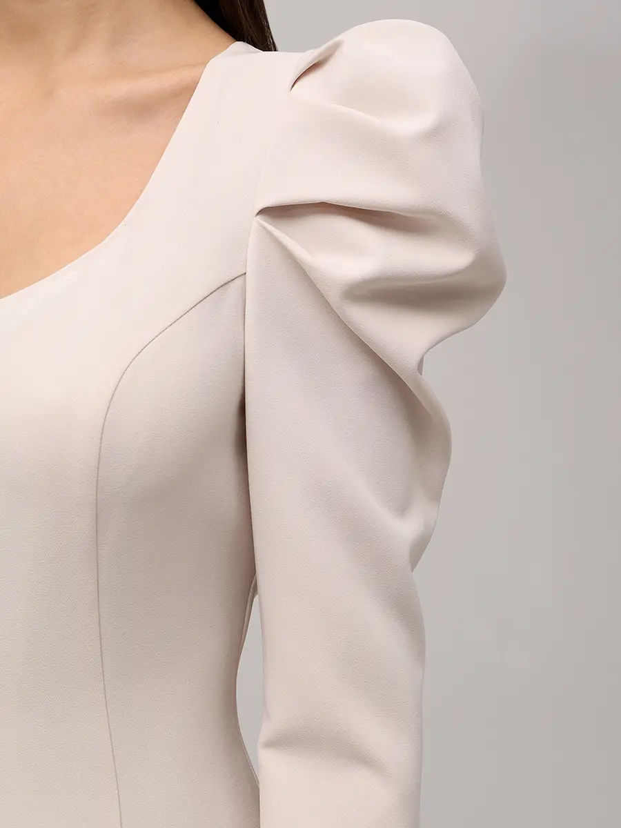 Платье однотонное