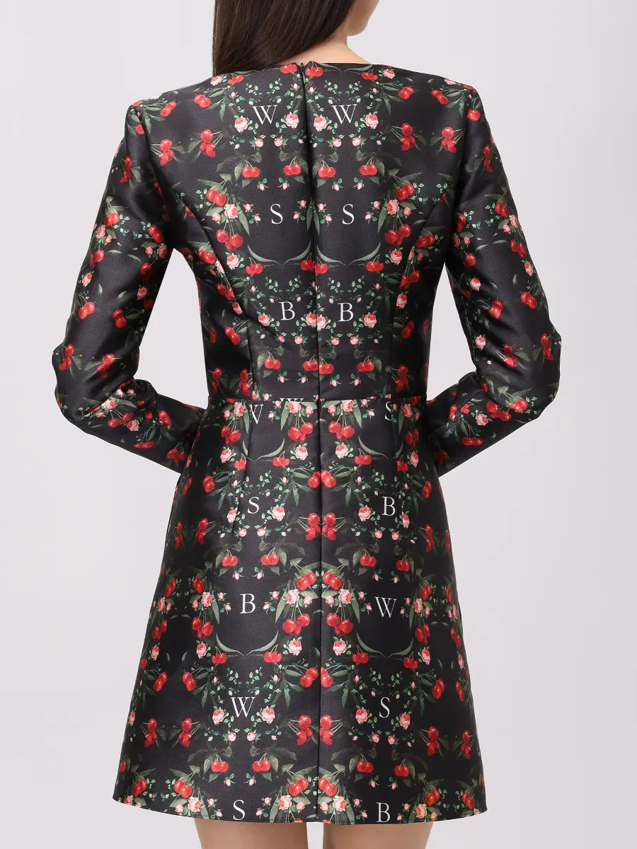 Платье с принтом