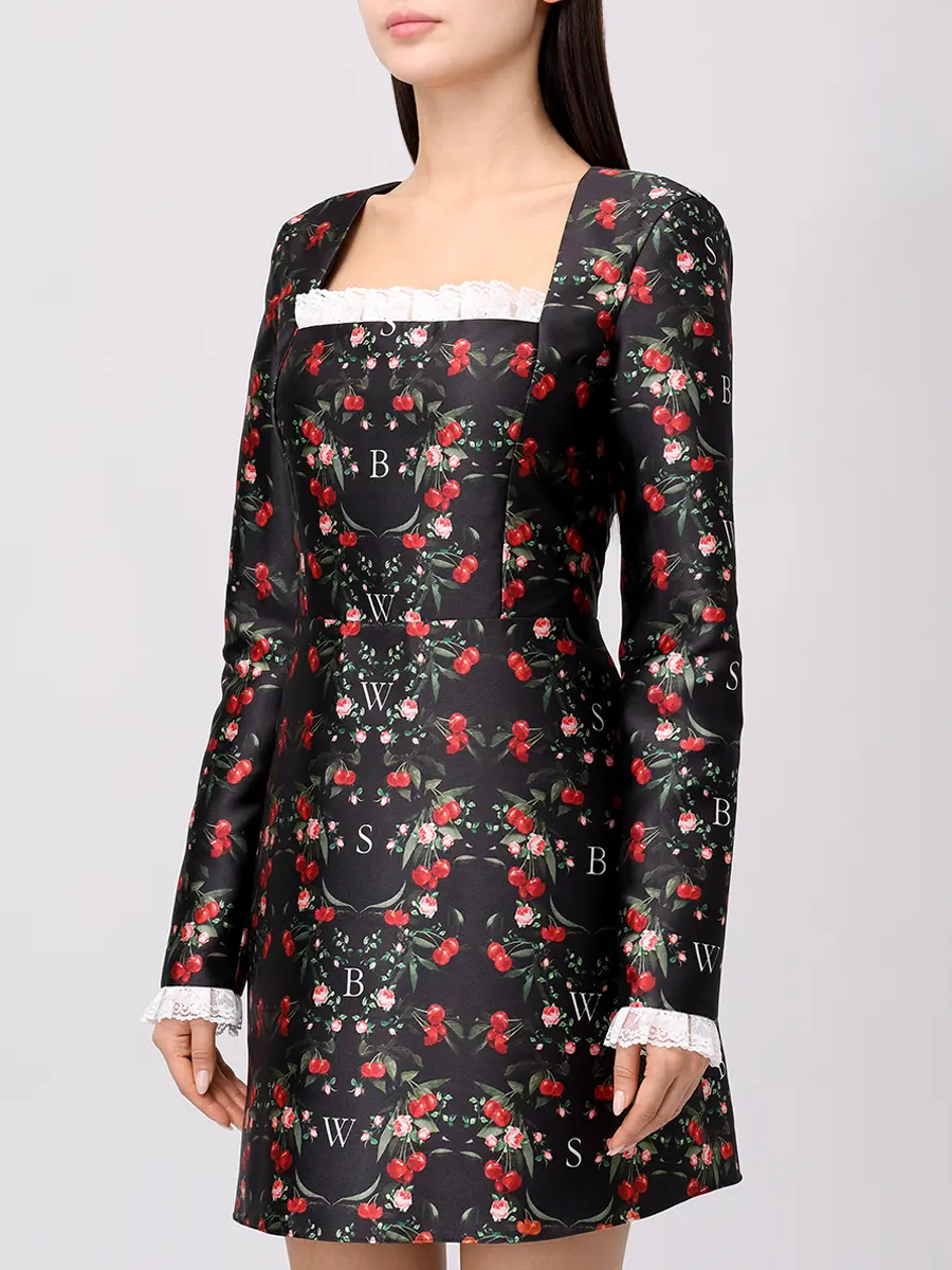 Платье с принтом