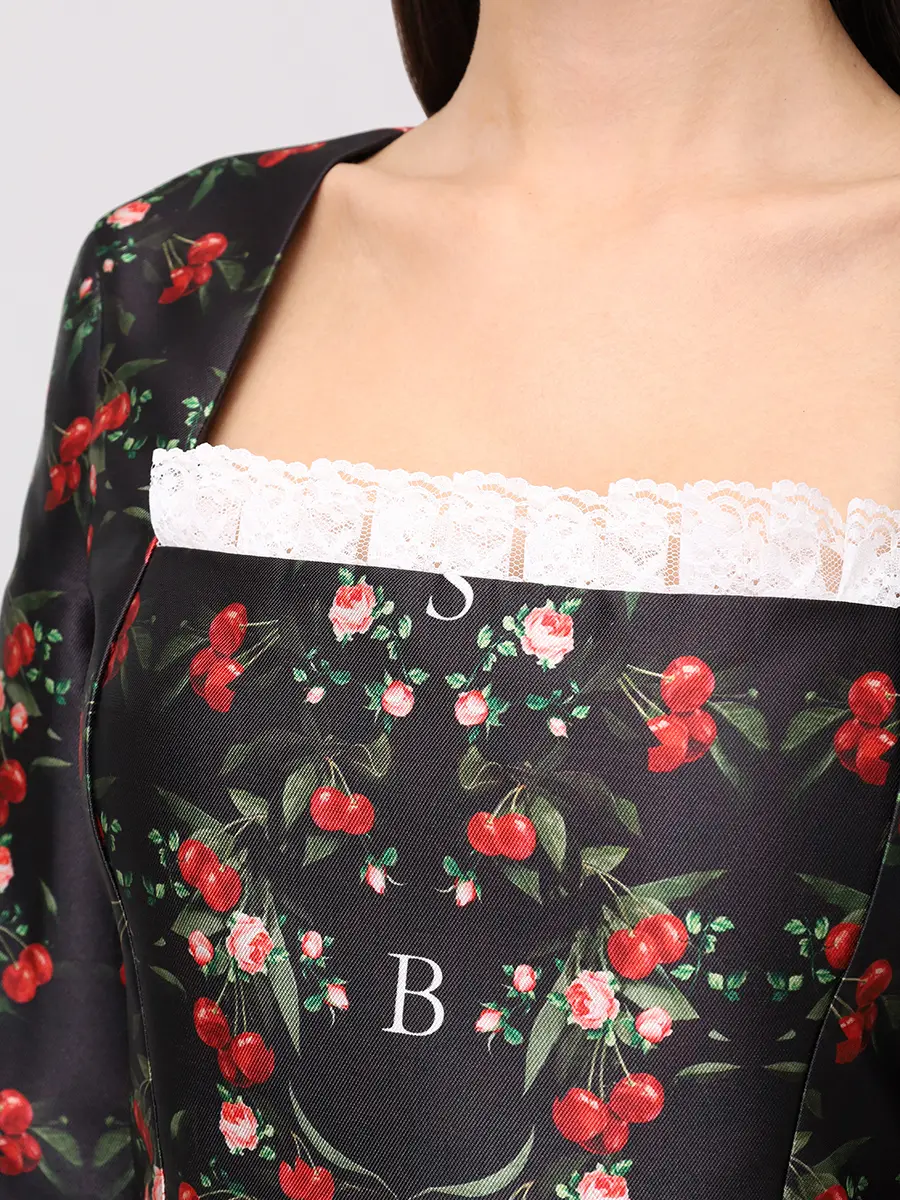 Платье с принтом