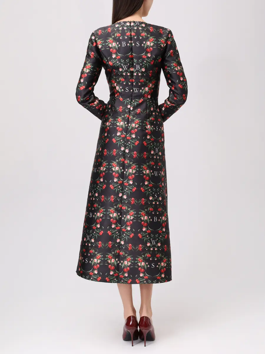 Платье с принтом