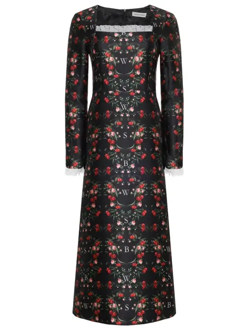 Платье с принтом SO BEAUTIFUL & WILD