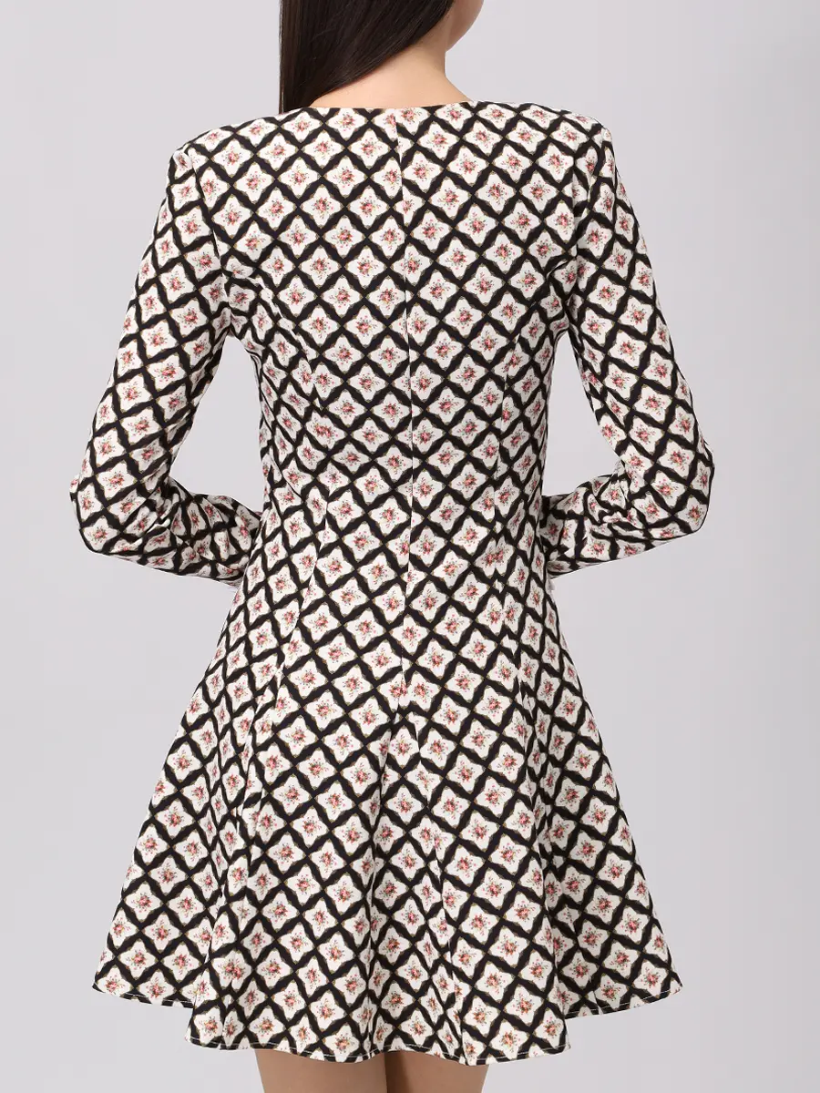 Платье с принтом