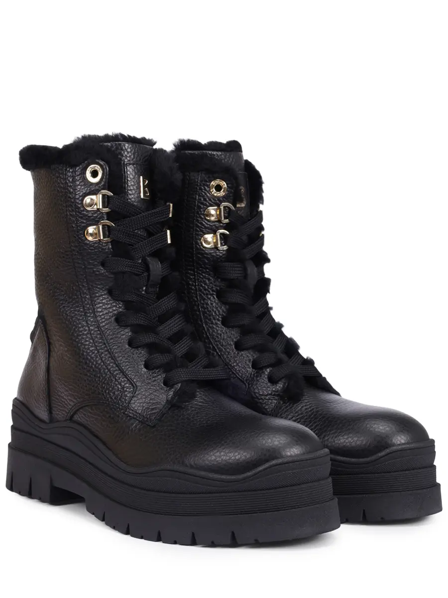 Ботинки кожаные на меху Arosa