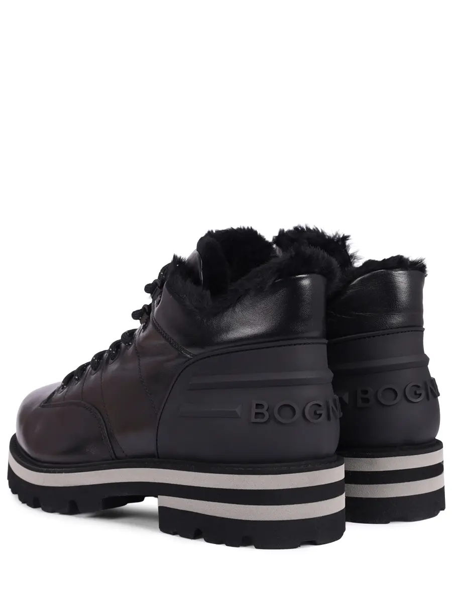 Ботинки кожаные на меху Courchevel