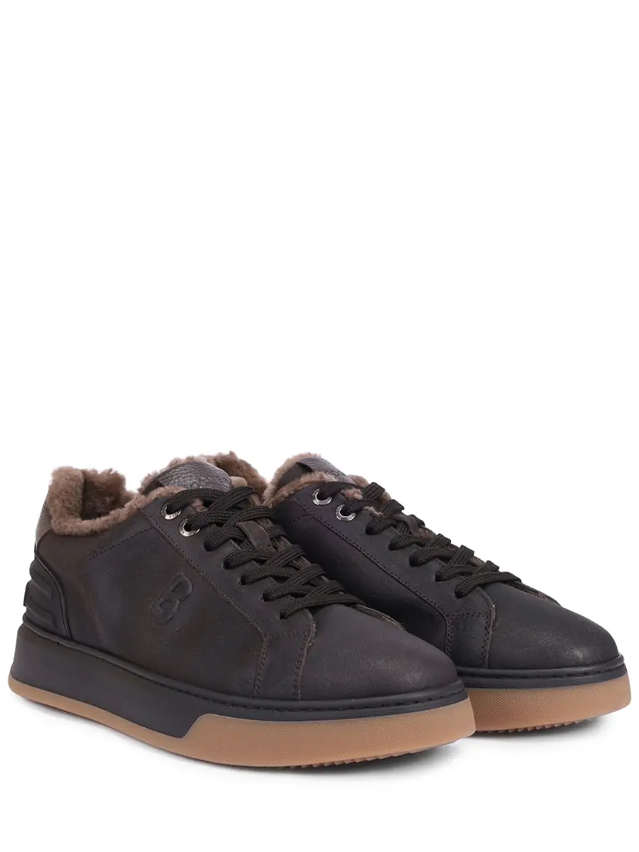 Кеды кожаные на меху Milan