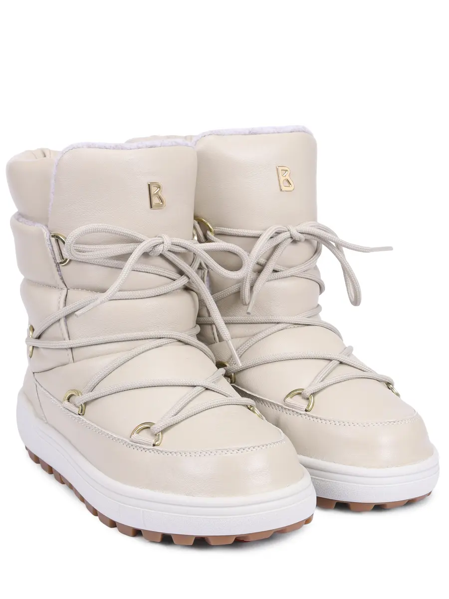 Луноходы кожаные на меху Chamonix