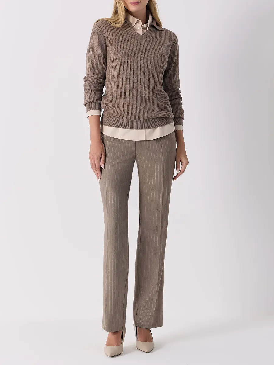 Брюки в полоску