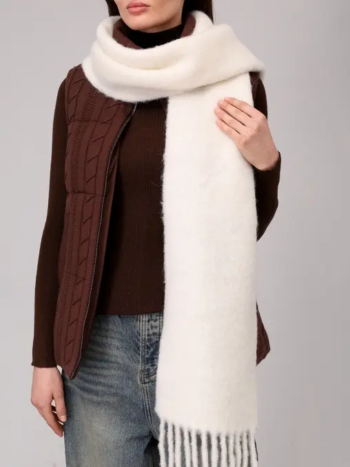 Шарф из шерсти альпака SPORTY & RICH