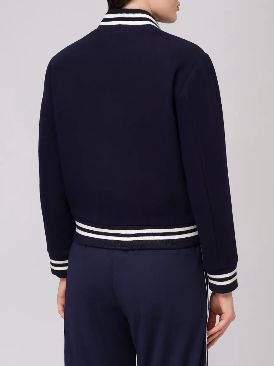 Бомбер шерстяной