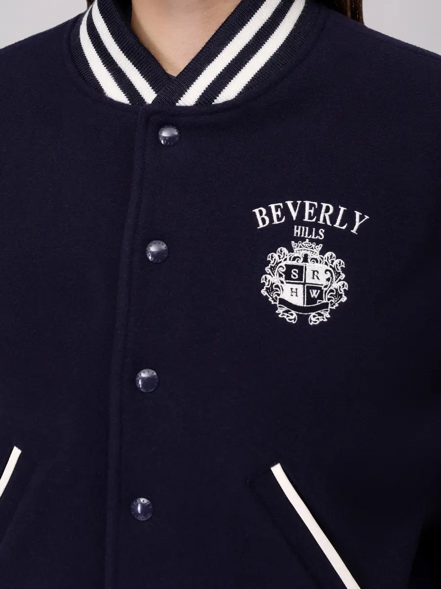 Бомбер шерстяной