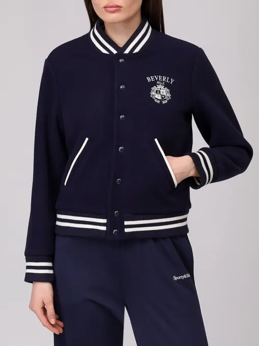 Бомбер шерстяной SPORTY & RICH