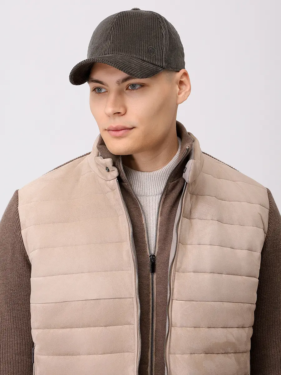 Бейсболка вельветовая