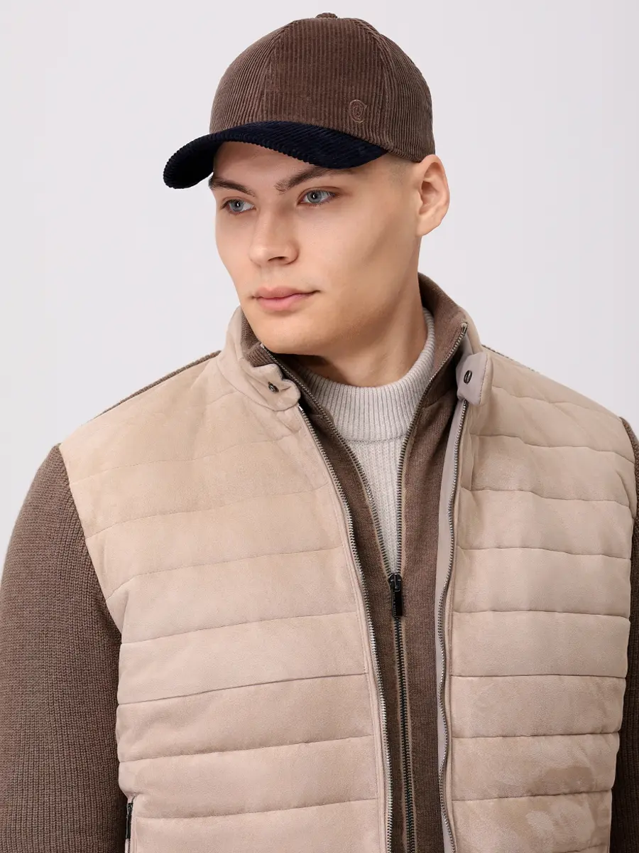 Бейсболка вельветовая